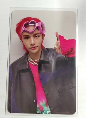 RED HAIR-Stray kids Hyunjin ODDINARY Official Photocard Store