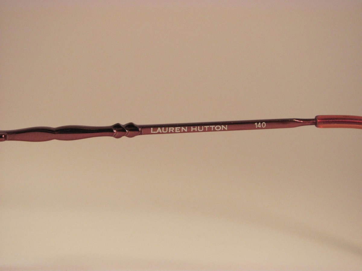 Lauren Hutton Eyeglasses Manhattan L083 Java Designer Demo Lens Red 52-16-140 Lauren Hutton Eyeglasses Frames 49[]16-140MM | eBay main image 4