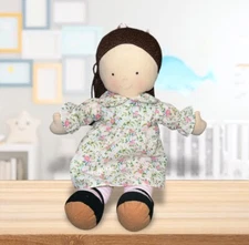 VINTAGE NORTH AMERICAN BEAR CO HG KIDS JANINE 2009 STUFFED DOLL CLOTH YARN