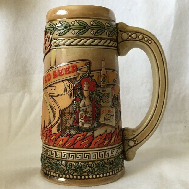 Stroh's Brewing Company Collectible Beer Stein Heritage Series VI