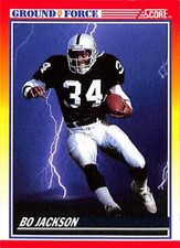 1990 Score Ground Force #330 Bo Jackson Raiders