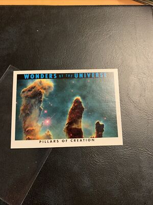 Wonders Of The Universe Card 2001 WT-42 pillars of creation hubble telescope