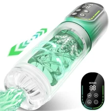 Automatic Male Masturbaters Thrusting Cup Rotating Stroker Men Sex Toy Handsfree