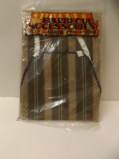 NOS Vtg 1960's Barbecue Grill Apron Cool Midcentury Look !! USA MADE !!