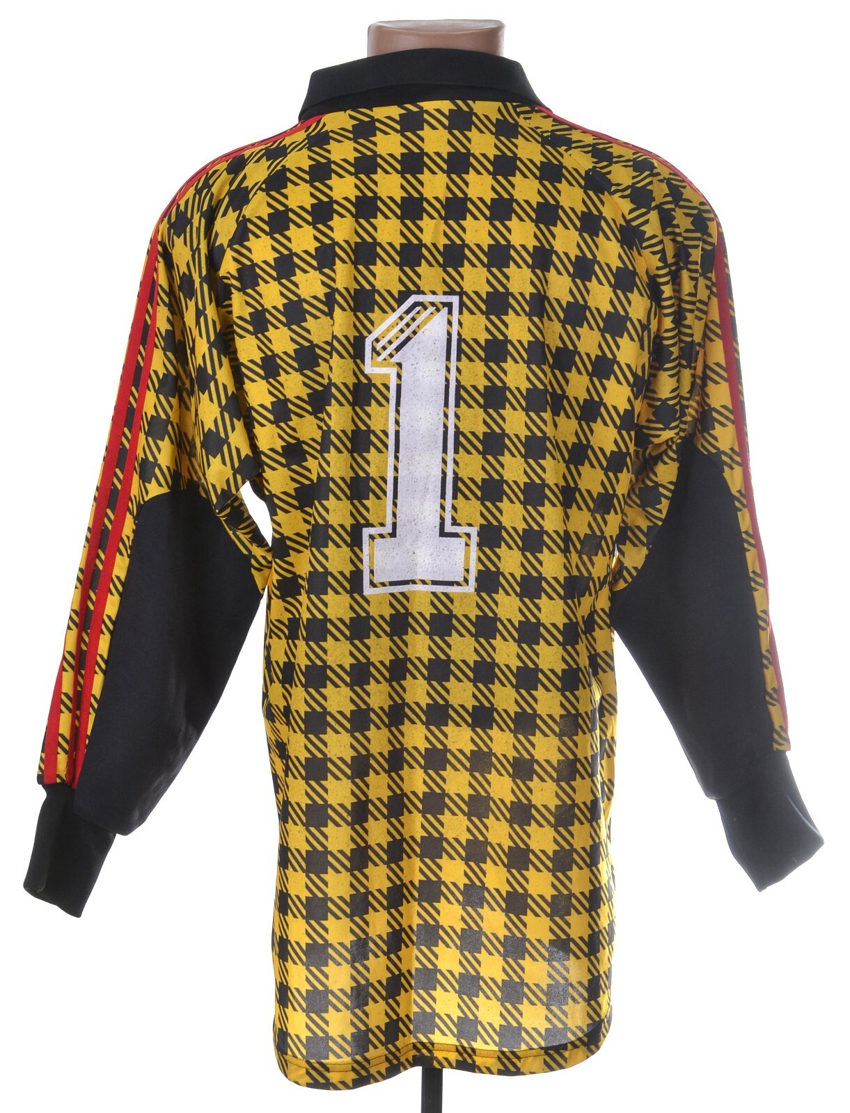 ADIDAS VINTAGE 1996/1998 GOALKEEPER FOOTBALL SHIRT JERSEY SIZE M ADULT #1