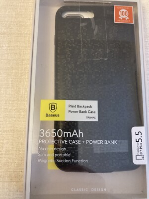 BASEUS CASE+POWER BANK 3650 mAh iPhone Plus UK