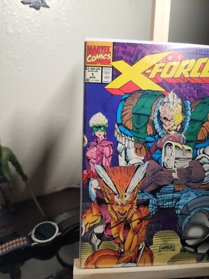 X-Force 1 Signed By Rob Liefeld COA And X-Force 1 Bagged Not