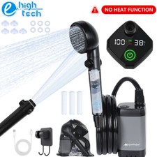 Portable Camping Shower Kit Outdoor Rechargeable Electric Water Pump With Filter