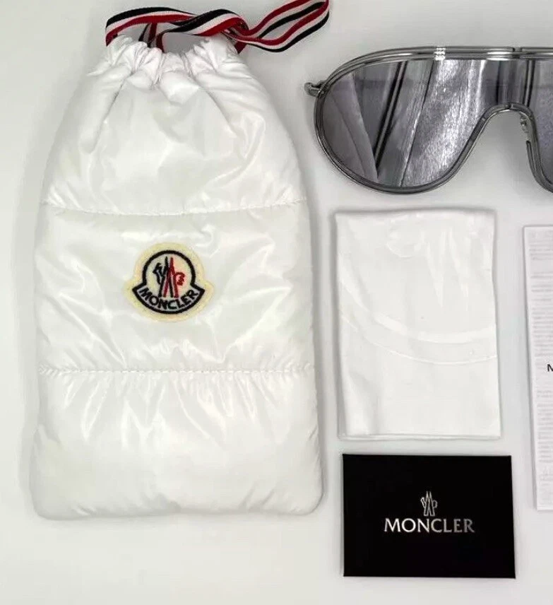 Gafas de sol Moncler Vangarde plateadas con espejo Foto 3 de 3