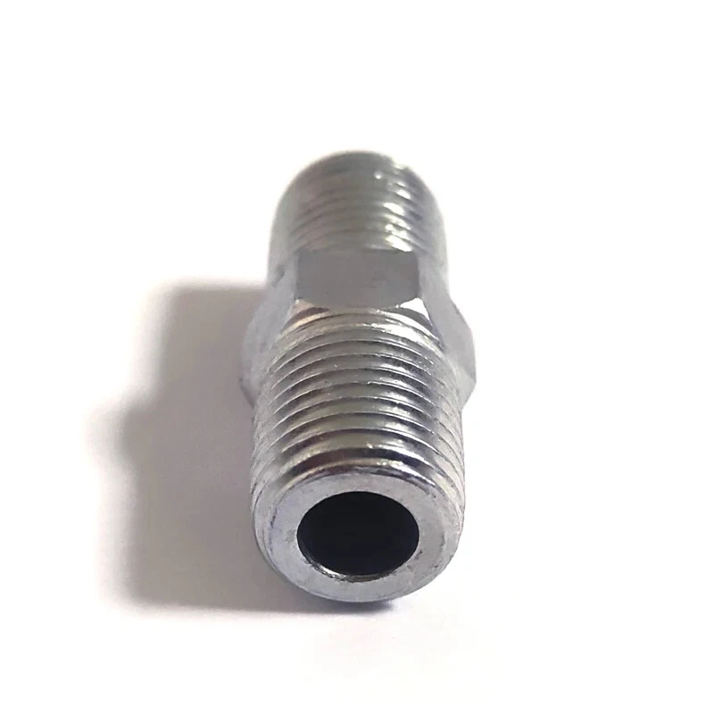 Manguera pulverizadora pareja pezón doble neple 1/4" por 1/4" para pistola pulverizadora de pintura sin aire