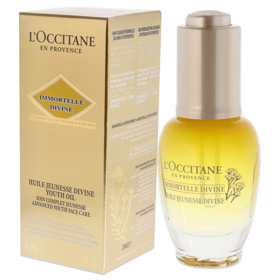 Aceite Divine Youth de L'Occitane para unisex - aceite de 1 oz Foto 4 de 4
