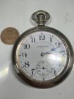 Flip Out Case Pocket Watch Working Antique 1912 Hampden Wm McKinley