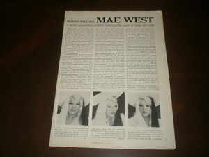 Mae West - Playboy Interview (January 1971)