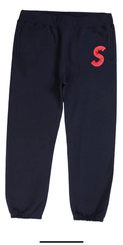 Pantalon de survêtement Supreme S Logo XL bleu marine FW20