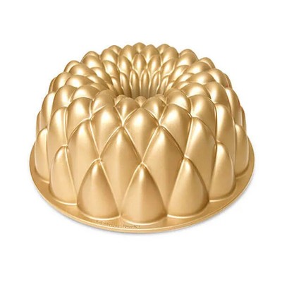 Nordic Ware Bundt Pfanne Kaleidoskop Gold Aluminium langlebig auch Hitze Backen