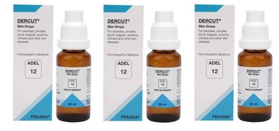 ADEL 12 Homeopathic Drops Liquid 20ml x 3 Pack Natural Wellness Formula