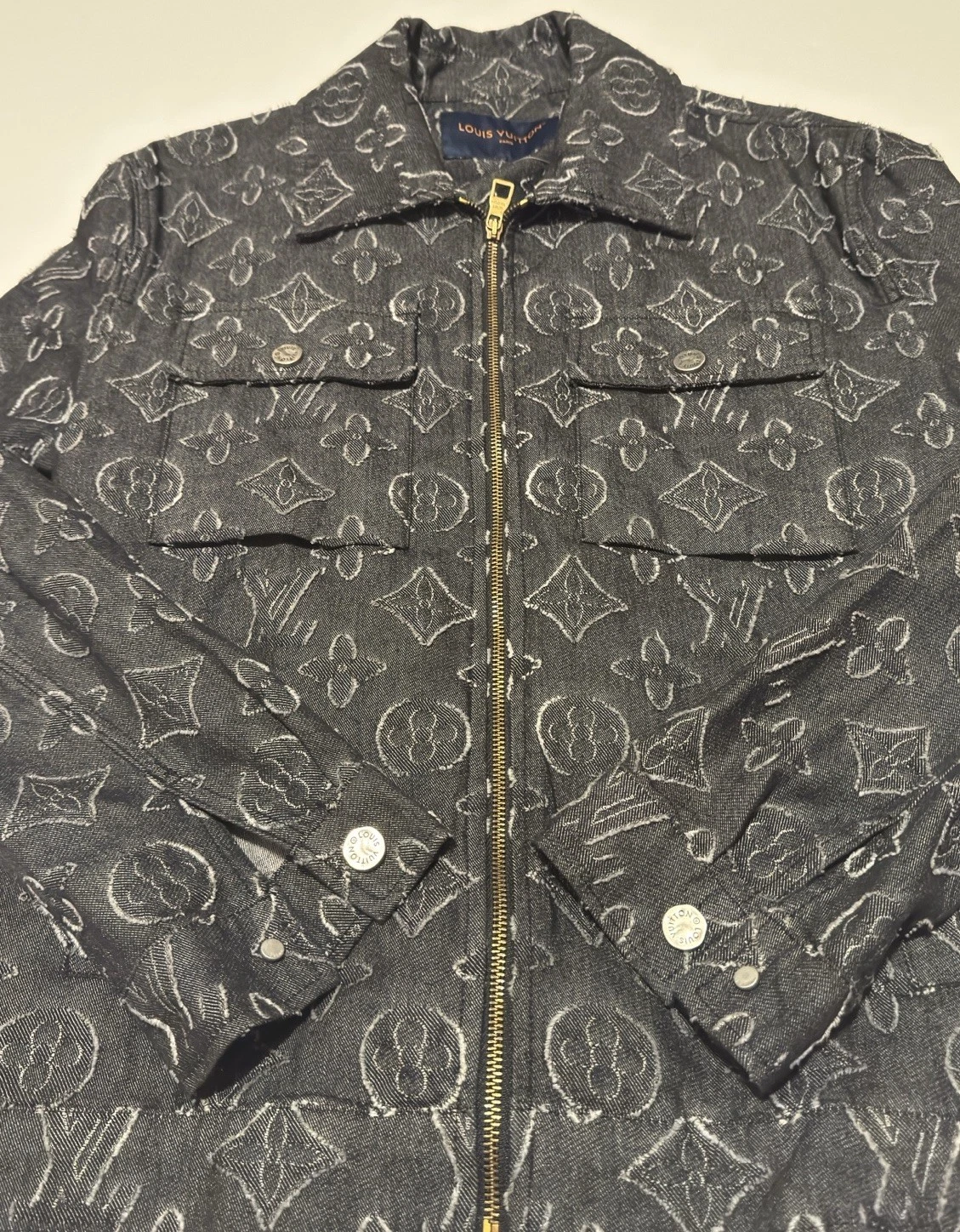 LOUIS VUITTON（LV） Giacca uomo Louis Vuitton con zip in rilievo