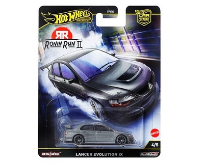 Hot Wheels 2025 Premium Car Culture Ronin Run II Lancer Evolution IX JBK86 1/64