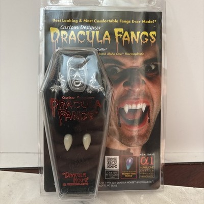 CUSTOM DESIGNER Dracula Fangs Vampire Teeth   Dracula House   NEW