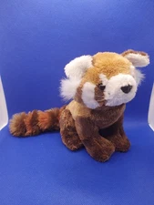 Wildlife Artists Red Panda Plush Realistic Stuffed Animal Conservation 7"