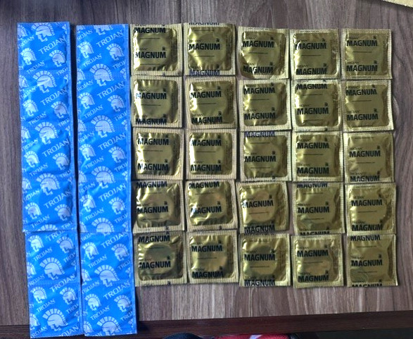 LOT OF 37! LUBRICATED LATEX TROJAN MAGNUM CONDOMS ~ EXPIRES 6/1/2029 & 7/1/2029