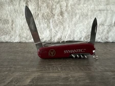 Made in China (Victorinox Style) Swiss Army Knife Swisschamp V Logo SYMANTEC ZD