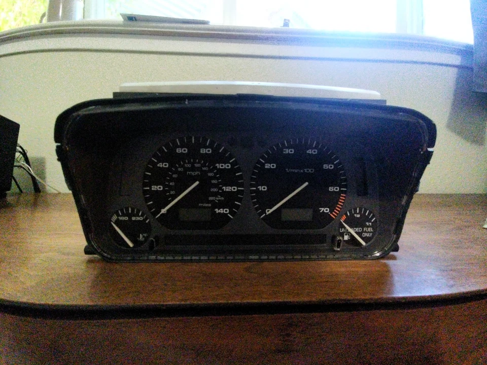 1996-99 VW Volkswagen Golf Jetta MK3 OEM painel de instrumentos medidor 1HM-919-910-E - Imagem 2 de 4