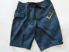 NEW Tavik Mens Navy Blue Dotted Cargo Swim Trunks Shorts Size 28