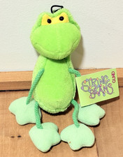 Gund String Beans FROG Key Lime Pie Plush 5" Green Vtg Stuffed 9056