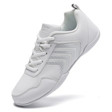 LANDHIKER White Cheer Shoes for Girls Womens Cheerleading Youth...