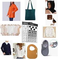 67 Sets Snap of Silver/White Copper Sew-on Snap Buttons – Metal Fasteners & P...