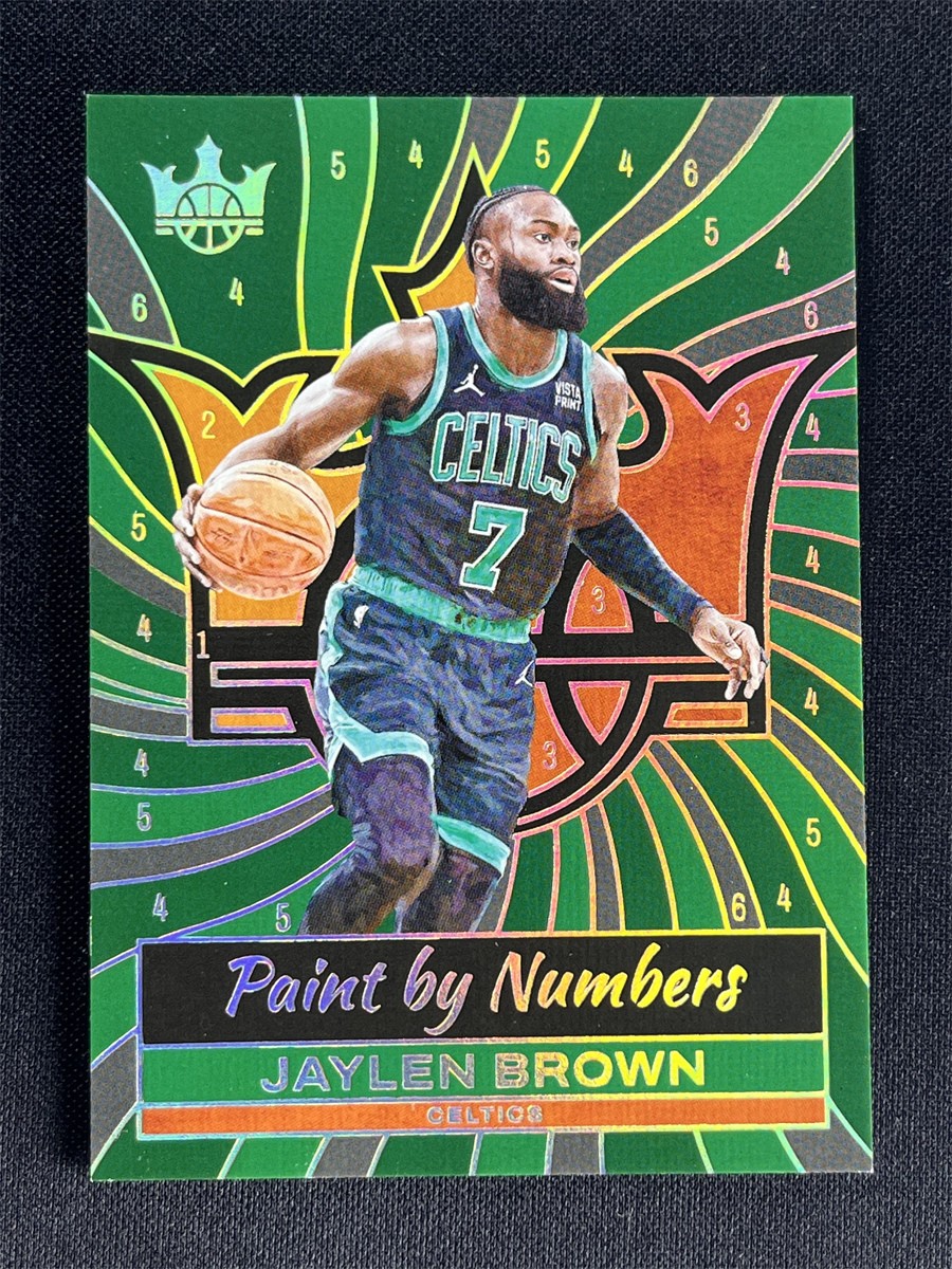 2024-25 Panini Court Kings Jaylen Brown #5 Paint By Numbers Celtics Case Hit SSP