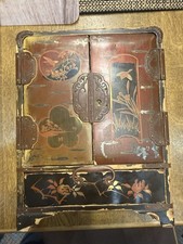 Asiatischer / Japanischer Schmuckkasten Aus Holz, Sehr Alt