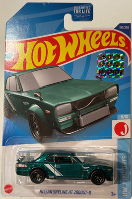 スーパートレジャーハント ニッサンスカイライン HT 2000GT-X 2022 🔥HOT WHEELS, NISSAN SKYLINE HT 2000GT-X, REGULAR AND SUPER