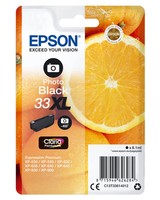 Epson 33XL / T3361 / C13T33614012 / C13T33614022 Tinte Photo Schwarz
