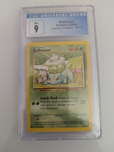 Bulbasaur graded CGC 9 for sale on eBay