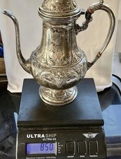 Frank Whiting & Co Solid Sterling Silver Coffee Pot 850 Grams if Scrap Free Ship