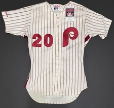 Mike Schmidt Signed 1989 Team Issued Phillies Game Jersey Rawlings Set 1 JSA