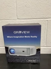 Groview K310 Mini Projector 1080P Home Theater Movie Video Projector New in Box