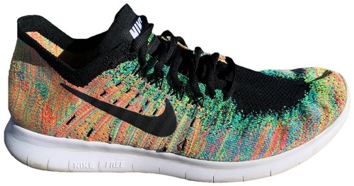 Mens Size 9.5-Nike Free RN Flyknit 2016 Running Shoes Blue Lagoon 880843-400 Nike Free RN Flyknit Running Shoes Mens 7 Blue Lagoon  main image 3