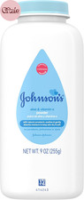 Johnson'S Naturally Derived Cornstarch Baby Powder, Aloe  Vitamin E for Delicat