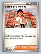 Carta Pokemon 2025 Evoluzioni Prismatiche Allenamento Cintura Nera 98/131