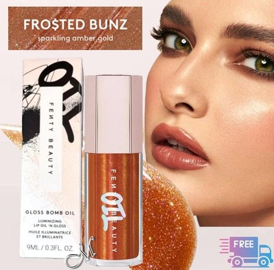 Fenty Beauty Gloss Bomb Oil Luminizing Lip Oil 'N Gloss ~ FRO$TED BUNZ 9ml NIB