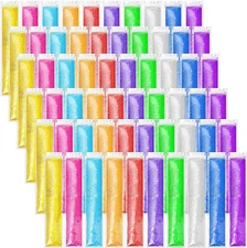 Funtery 1000 Pcs 11" x 2" Disposable Ice Lolly Mold Bags Freezer Tubes with Zip 