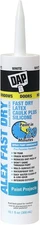 DAP Alex Fast Dry Acrylic Latex Caulk Plus Silicone, White, 10.1 Oz (7079818425)