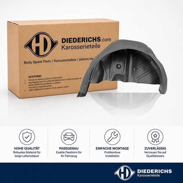 Verkleidung Radhaus Hinten Links Diederichs 2236209 FÜR Seat Skoda VW-image