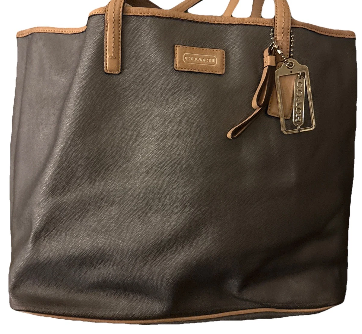 Coach Saffiano Tote Large Bags & Handbags for Women for sale  display picture 1