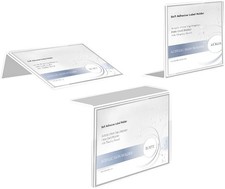 Self Adhesive Label Holder Acrylic Price 60 40mm/2.36 1.57inches, Transparent