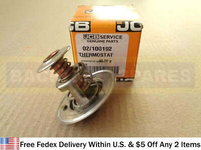 JCB PARTS - GENUINE JCB THERMOSTAT BUILDS LH AA AB AC (PART NO. 02