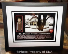 THE DEMON HOUSE Haunted Relic Soil Sample Framed W/ COA Zak Bagans Gary Indiana
